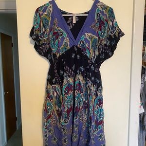 Floral short sleeve dress